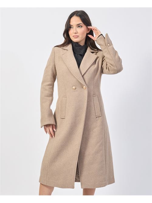 Manteau long Yes Zee en laine mélangée YES ZEE | O042-KK000212